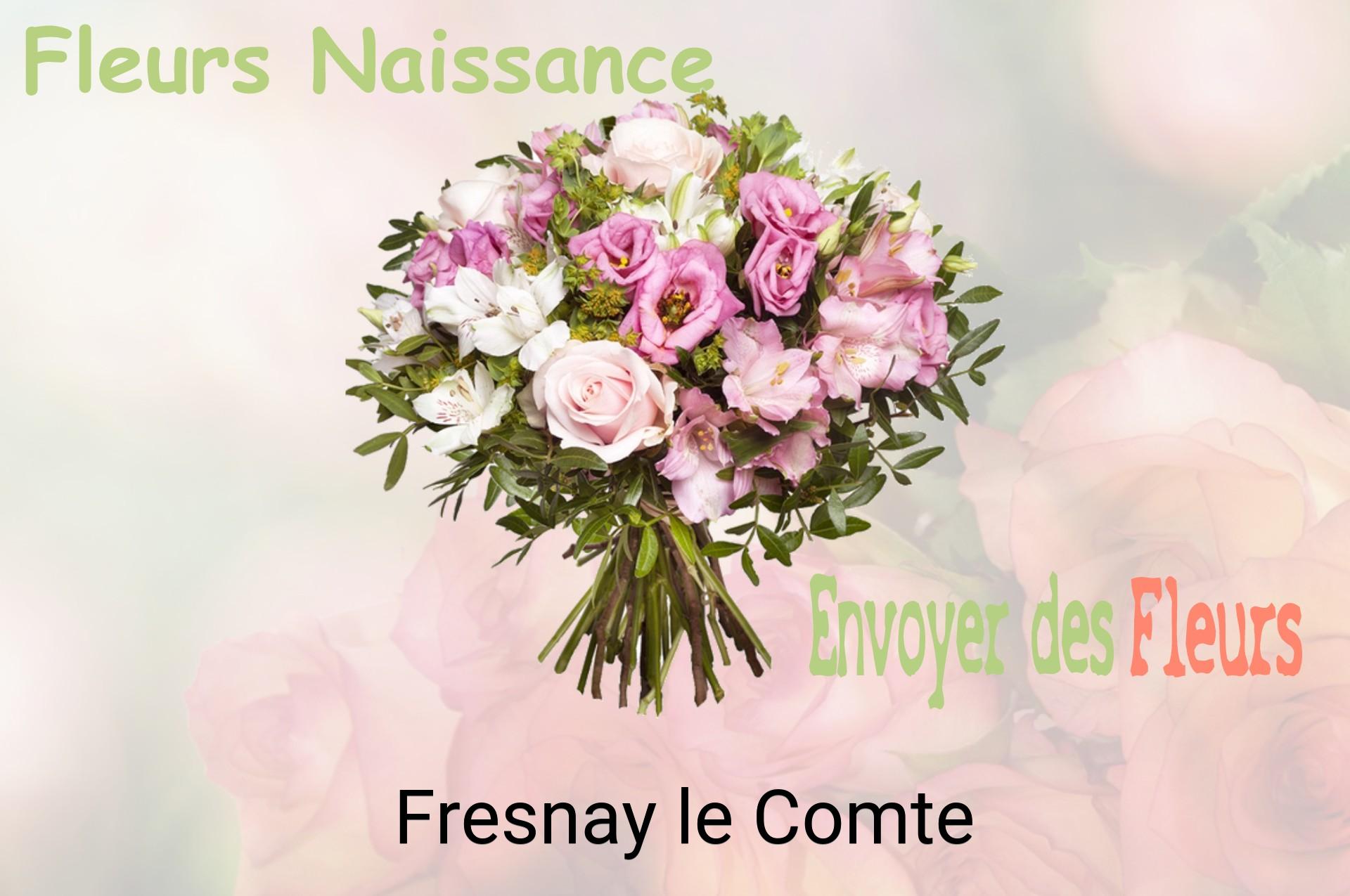 Bouquet de fleurs de naissance livré à Fresnay-le-Comte